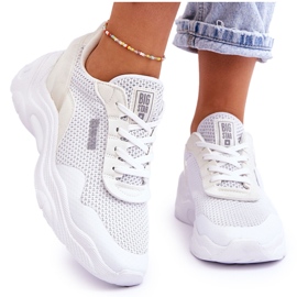 Ženska sportska obuća od tkanine Memory Foam System Big Star LL274A064 Bijela