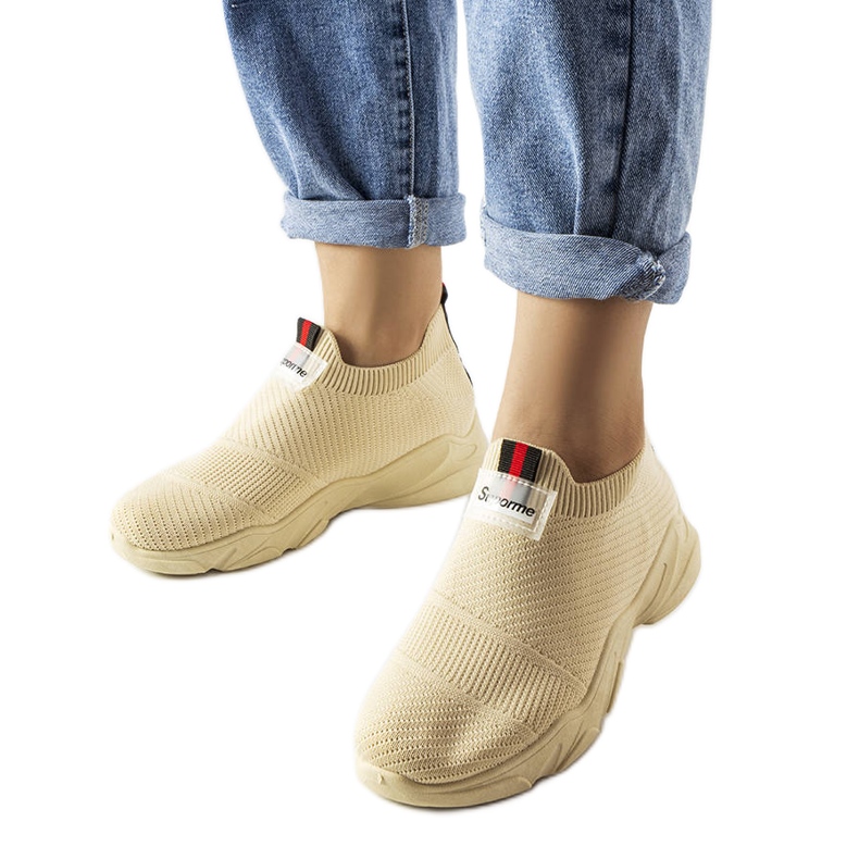 Bež slip-on tenisice marke Greco