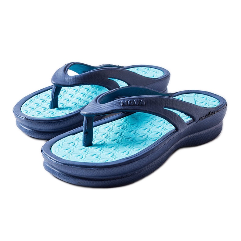 Isla tamnoplave svijetle japanke plava