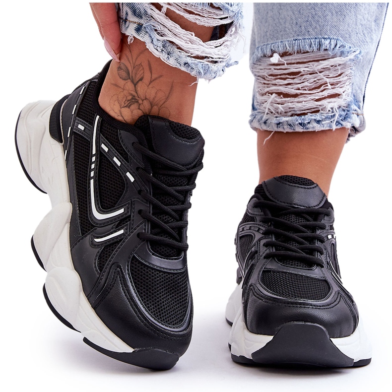 FG2 Ženska sportska obuća Tenisice crne Feluci crno