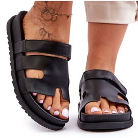 Klasične ženske crne Molie papuče crna