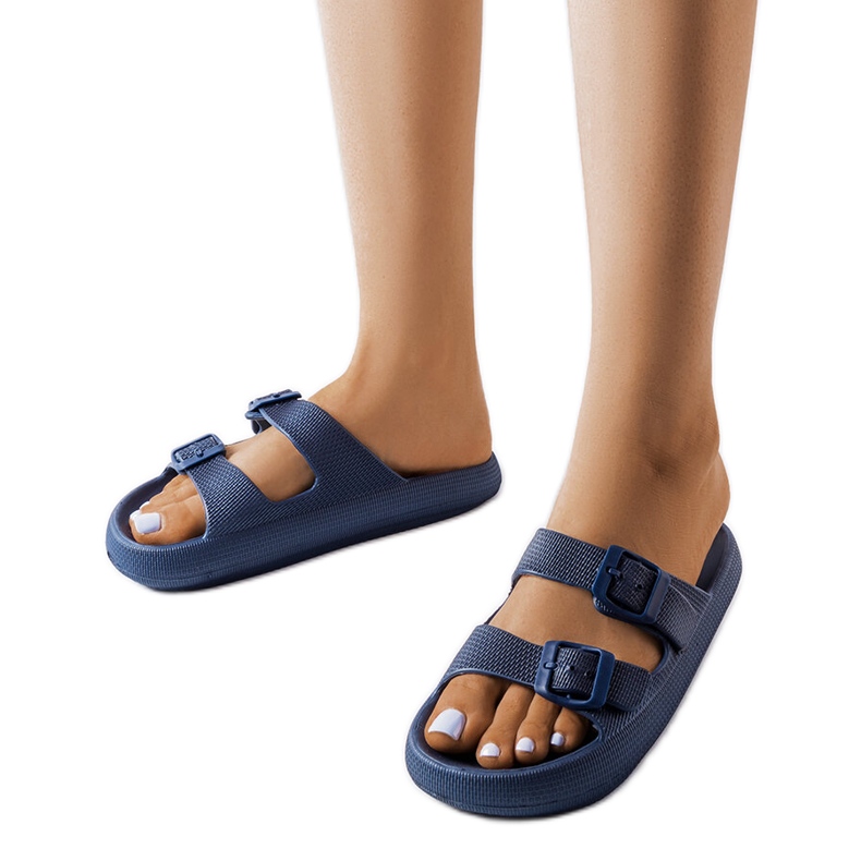 Mornarsko plave gumene patike s kopčama iz Padove plava