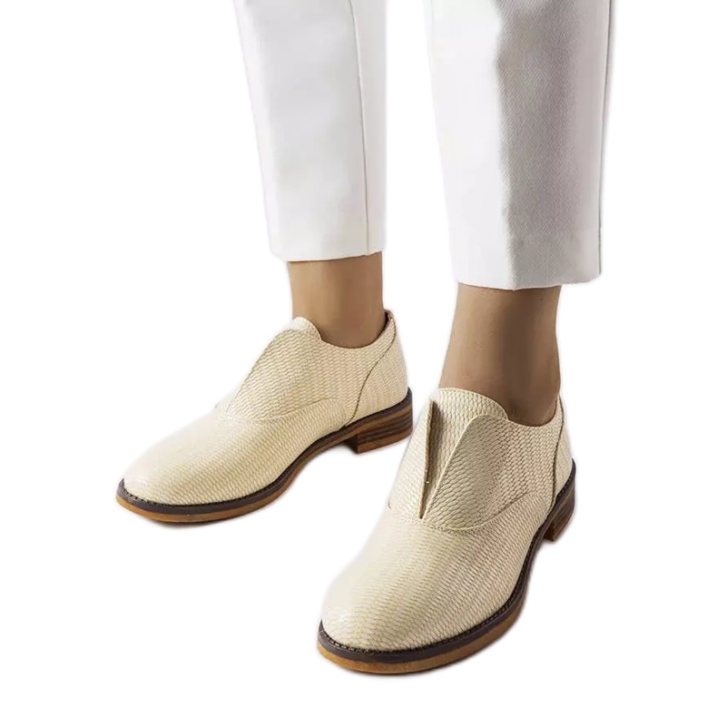 Bež brogovi LS5379 Taupe