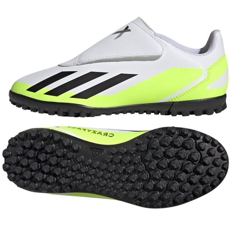 Adidas X Crazyfast.4 Vel Tf Jr IE4060 kopačke bijela bijela