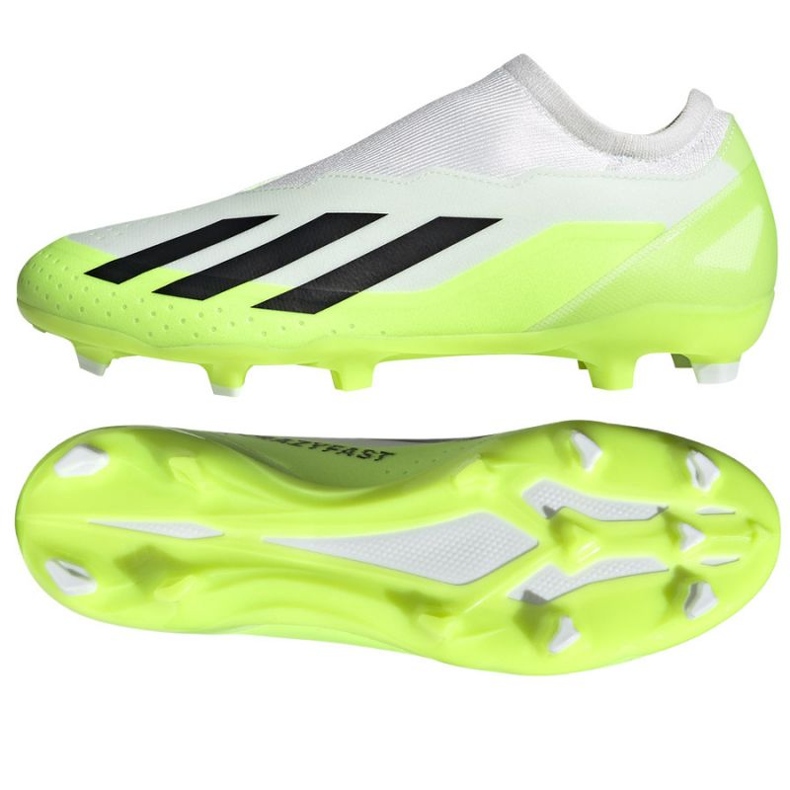 Cipele adidas X CRAZYFAST.3 Ll Fg M HQ4515 bijela bijela