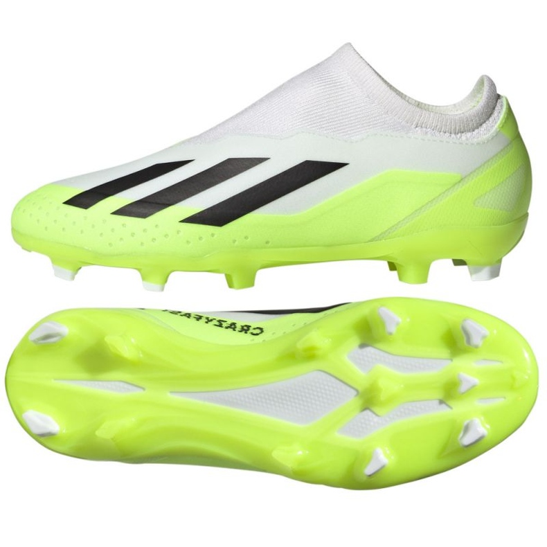 Cipele adidas X CRAZYFAST.3 Ll Fg Jr ID9357 bijela bijela