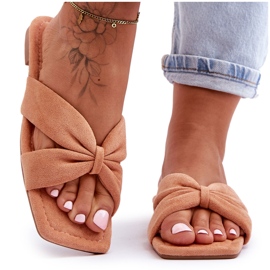 Ženske papuče od narančastog vanilije Sky od velura narančasta