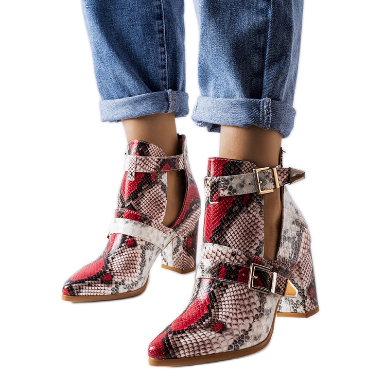 Bijelo roze ženske čizme iz Itabija bež