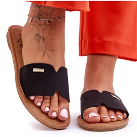 Udobne ženske cipele s ravnom potpeticom crne boje koraline crna