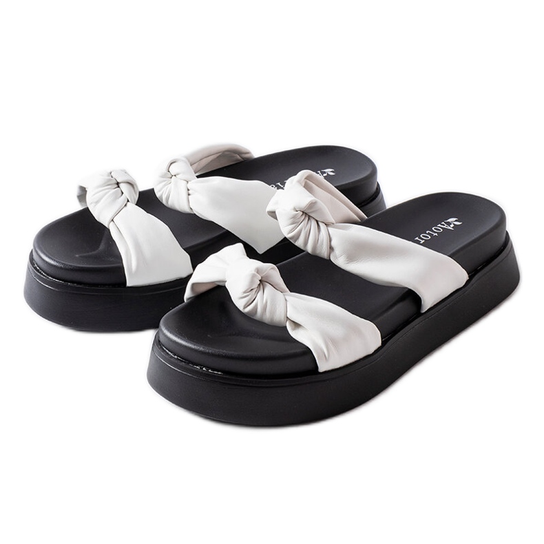 Katelin bijele sandale s platformom bijela