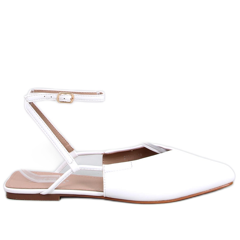 Balerinke s otvorenom petom Gianna White bijela