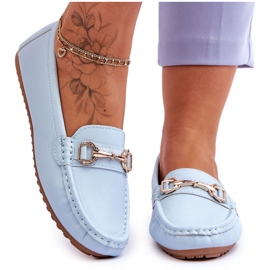 Klasične kožne natikače svijetloplave Verona plava