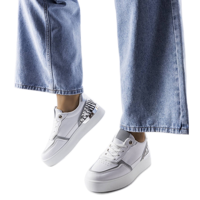 Bijele tenisice na platformi Tooele bijela