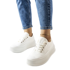 Bijele tenisice s debelim potplatom iz Wallacea bijela