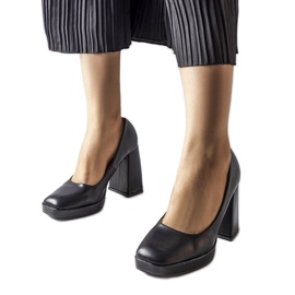 Crne cipele s visokom petom iz Maillyja crno