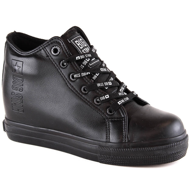 Ženske crne Wedge tenisice Big Star EE274127 crno