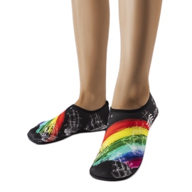 ProWater Crne cipele za vodu Krejz sa šarenim printom crno