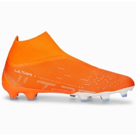 Puma Ultra Match+ Ll FG/AG M 107243 01 tenisice za nogomet narančasta narančaste i crvene