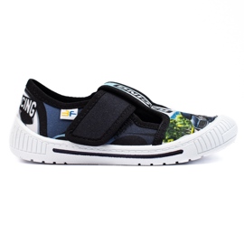 SHELOVET Dječje papuče s autićem 3F crna