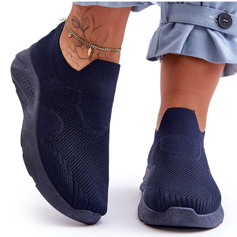 PG1 Ženske sportske cipele s natikačama tamnoplavi Claris plava