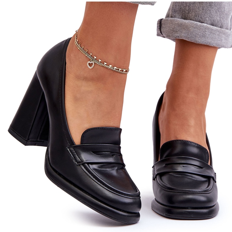 PS1 Moderne cipele na petu crne Florence crno