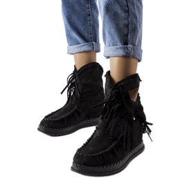 Inna Crne čizme na klin iz Giudice crna