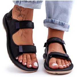 Ženske sportske sandale 4F 4FSS23FSANF016-22S crne crna