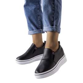 Inna Dionisia crne tenisice na wedge crna