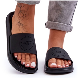 Ženske sportske papuče 4F 4FSS23FFLIF069-72S crne crna