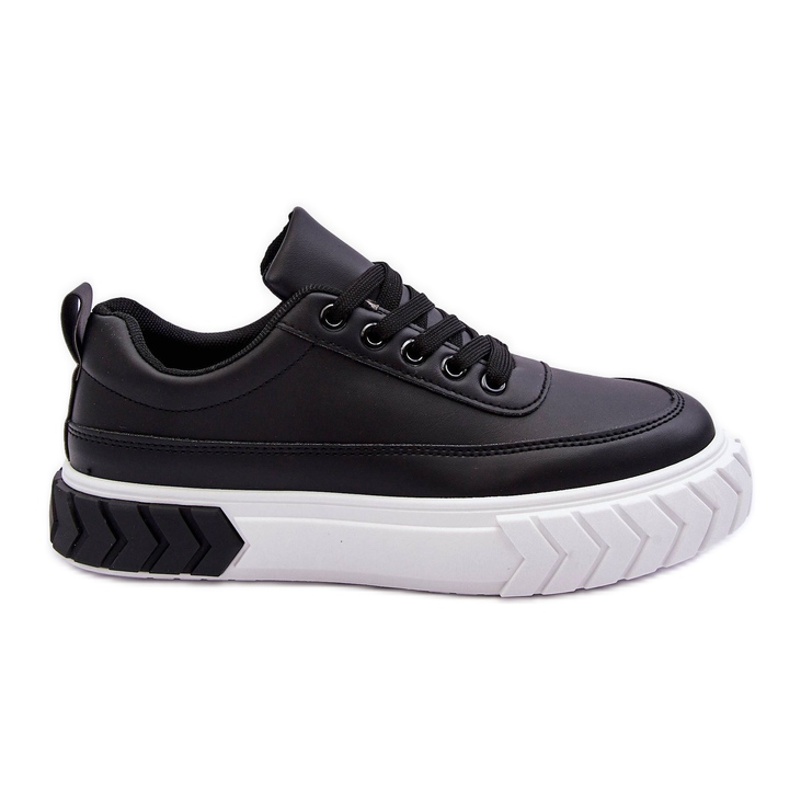 PG1 Klasične tenisice s platformom crno-bijele Nannzie