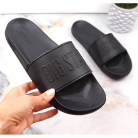 Svjetlo crne pjenaste papuče Big Star MM274715 crna