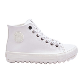 Ženske tenisice Big Star High Warm White GG274108 bijela