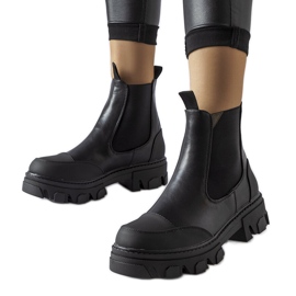 Sibyla crne natikače crno