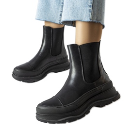 Bellucci crne čizme s platformom crno