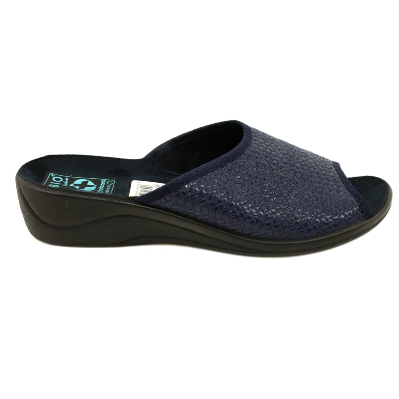 Riblja kost Ženske papuče Adanex 26039 tamnoplave plava