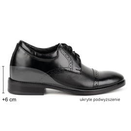 Olivier Muške svečane kožne cipele MP45KB crne crna