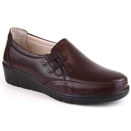 Kožne udobne ženske cipele s elastičnom trakom T.Sokolski J304 crvena