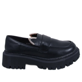 Mokasine s platformom i ušima marke Bunnies Black crna