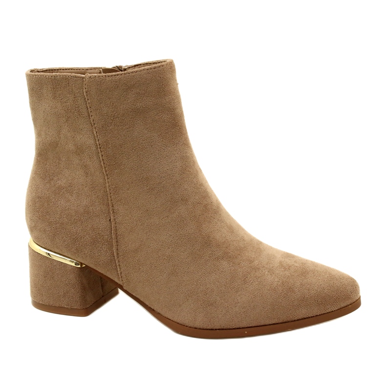 Evento Antilop čizme sa zlatnim ukrasima, bež 23BT35-6420