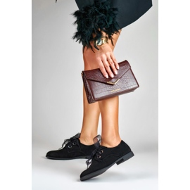 La.Fi Elegantne cipele od brušene kože crna