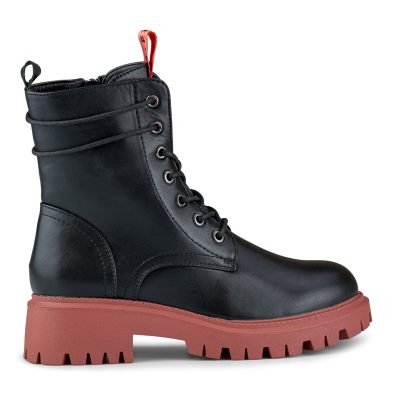 Ženske crne radnice sa šarenim dodatkom crno