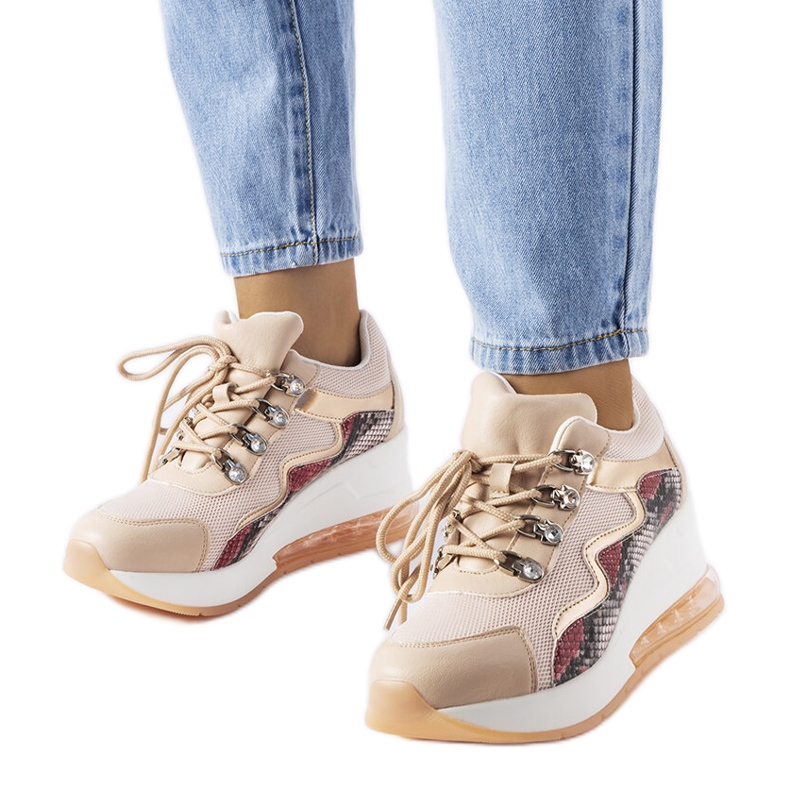 Inna Ružičaste wedge tenisice iz Dajdle ružičasta