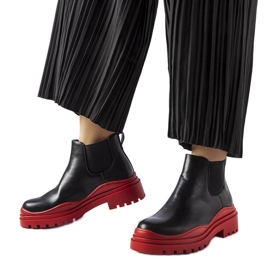 Crne gležnjače na šarenoj Marinone platformi crna