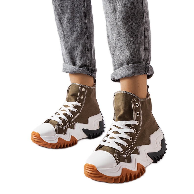 Zelene tenisice s debelim potplatom marke Toro zelena