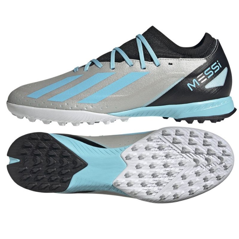 Adidas X Crazyfast Messi.3 Tf M IE4074 tenisice za nogomet srebro