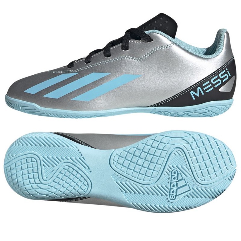 Adidas X Crazyfast Messi.4 In Jr IE4070 tenisice nijanse sive