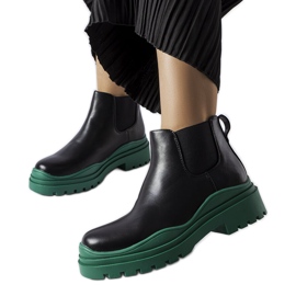 Crne gležnjače na šarenoj Marinone platformi crna