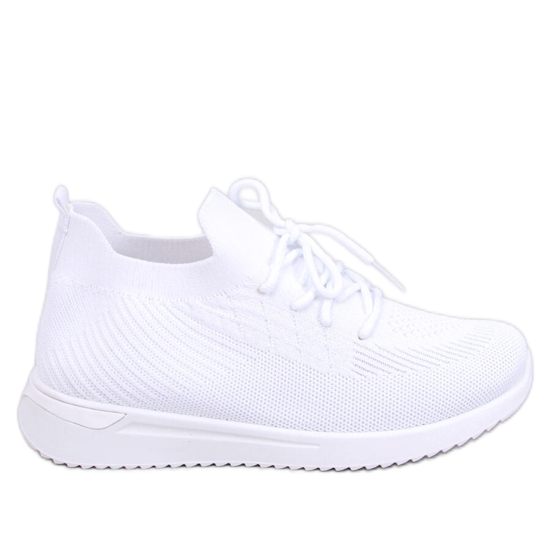 Bergman Sportske cipele s bijelim čarapama bijela