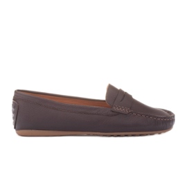 Marco Shoes Loaferice s fleksibilnim potplatom smeđa