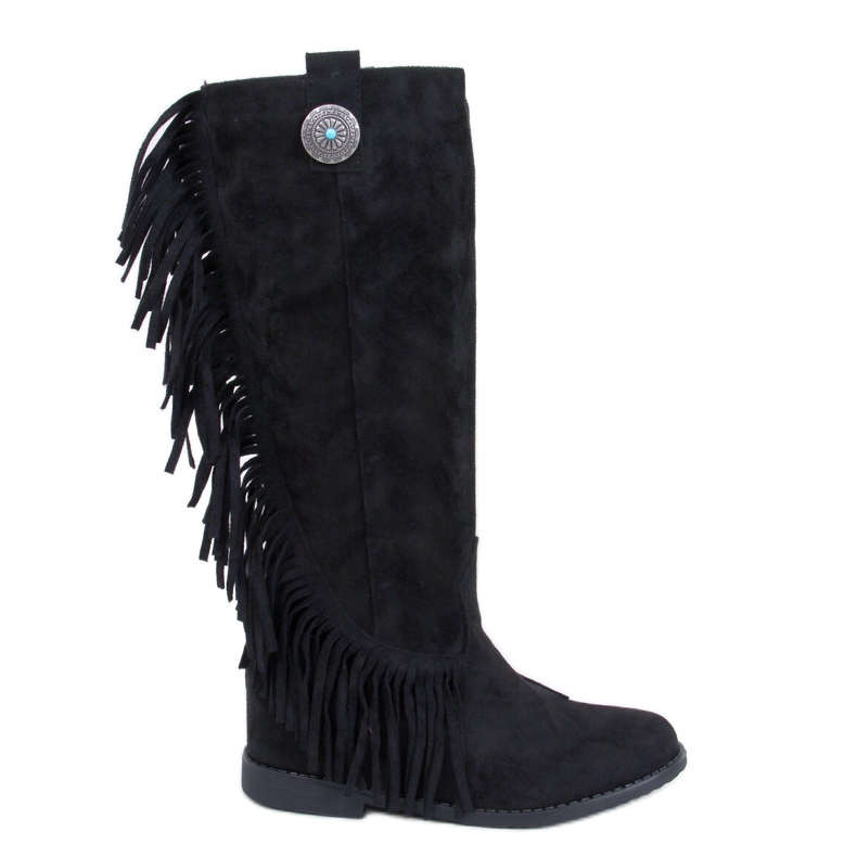 Čizme sa skrivenim rubovima od Briena Blacka crno